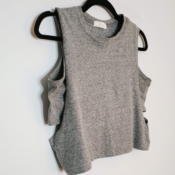 OAK + FORT Double Crop Tank Top - Picture 3 of 7